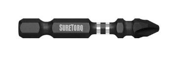 Suretorq Magnetic Impact Power Bit PH2 50mm 2 Pack 01120202M