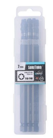 Suretorq 7pcs Torx Impact Driver Bits Set 03460791M