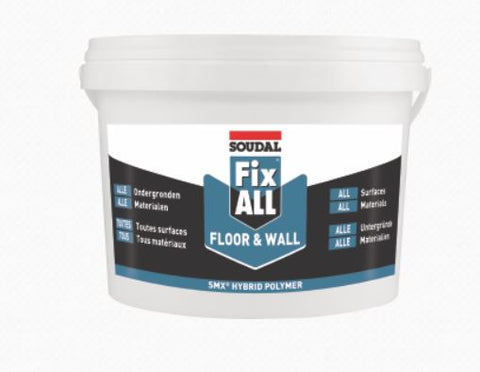 Soudal Fix ALL Floor & Wall White 4kg x 6 120137