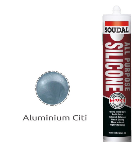 Soudal All Purpose Silicone Aluminium Colorbond Citi 300ml 121660