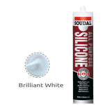 Soudal All Purpose Silicone Brilliant Colorbond White Haven 300ml 121661