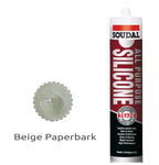 Soudal All Purpose Silicone Beige Colorbond Paperbark 300ml 121663