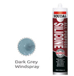 Soudal All Purpose Silicone Dark Colorbond Windspray 300ml 121666