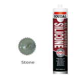 Soudal All Purpose Silicone Stone Colorbond Gully 300ml x 12 121669