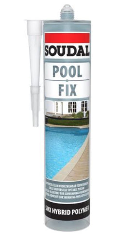 Soudal Pool Fix Crystal Clear 290ml x 12 132196