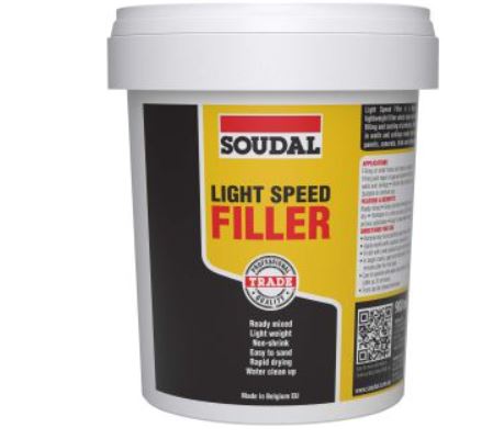 Soudal Light Speed Filler 900ml White 132672