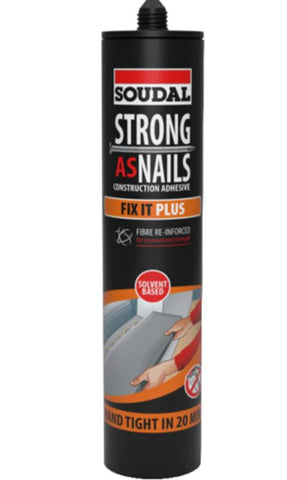 Soudal Strong as Nails Fix It Plus Beige 350gm x 12 144899