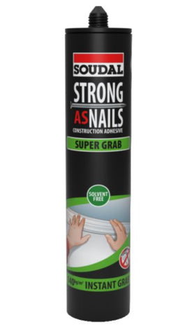 Soudal Strong As Nails Super Grab Beige 350gm x 12 144903