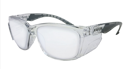 Rayzr Safety Glasses Clear Frame Clear Lens ERZ383