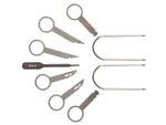 Toledo Radio Removal Tool Set European Vehicles 9 Pieces 302178