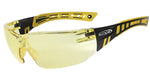 Speed Yellow/Black Frame Titanium AF/AS Amber Lens Safety Glasses 360YA