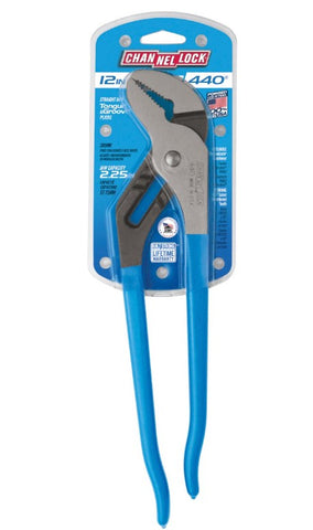 Channellock Tongue & Groove Straight Jaw Pliers 305 mm 12 "440