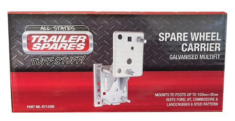 All States Trailers Spares Wheel Carrier Galvanised Multifit R7143ID