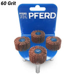 PFERD Fan Grinder 4-Pack 30 x 15mm Aluminium Oxide F3015 60 Grit 47800131