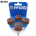 PFERD Fan Grinder 4-Pack 30 x 15mm Aluminium Oxide F3015 80 Grit 47800132