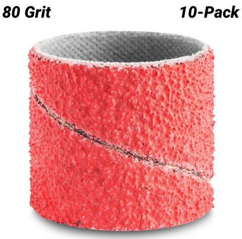 PFERD Spiral Sanding Band 10 Pack 25mm x 25mm 80 Grit KSB2525 49900042