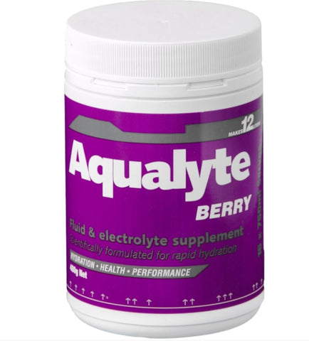 Aqualyte Electrolyte Powder Berry Flavoured Tub 480g (MOQ 5) A-B480G5M