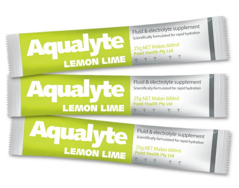 Aqualyte 25g Sachets Box 50  Lemon/Lime Flavours A-L25G50S