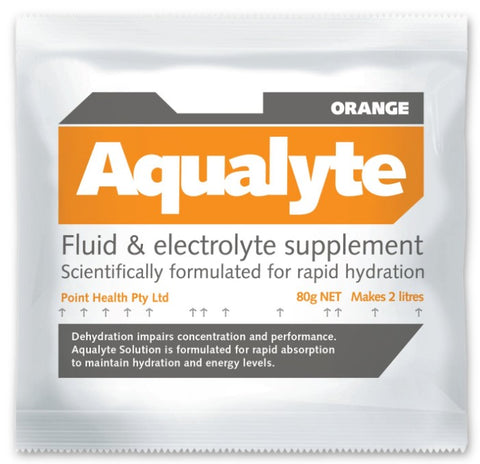 Aqualyte Electrolyte Powder Orange Flavoured Sachets 80g x 20 A-O80G20S