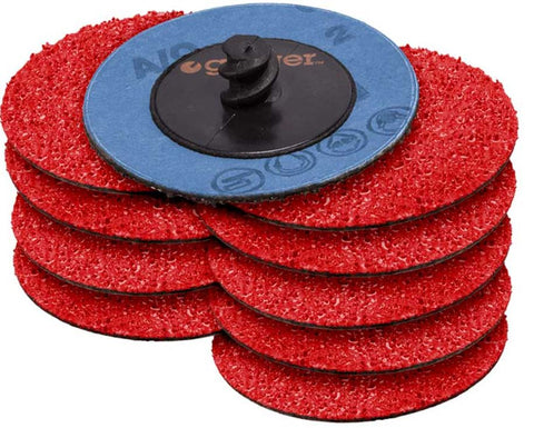 Geiger 50mm Quick-Lock Ceramic Sanding Disc 10 Pack 120 Grit AB22012S120CP