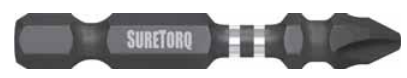 Suretorq Magnetic Impact Power Bit PH3 50mm 2 Pack 01120203M