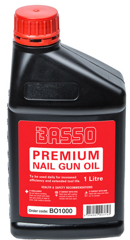 Basso 1 Litre Nail Gun Oil BO1000