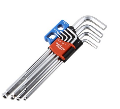 BikeService Hex Key Set 9pc – Extra Long BS9103