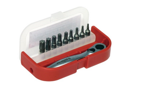 BikeService Hand Drive Bit Set - Torx 10pc BS9729