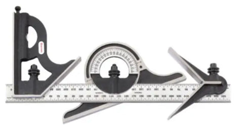 Starrett Combination Set With Square Centre And Non-Reversible Protractor- Metric C9M-300