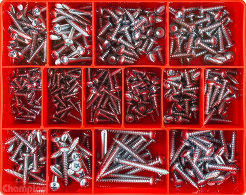 Phillips Pan Head Self-Tapping Screws Assortment CA1710