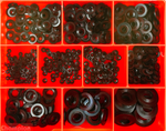 Champion SPN External Lock Washer Rings Assortment 10 Sizes 1.5mm to 12mm CA1765