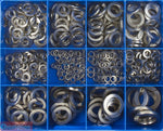 Champion S/Steel Metric & Imperial Spring Washers Assortment12 Sizes: 4mm to 16mm & 5/32″ to 3/4″ ID CA1840