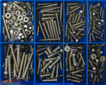 Champion S/Steel Metric Phillips Countersunk Machine Screws Assortment 11 Sizes: M5 to M6 Dia CA1890