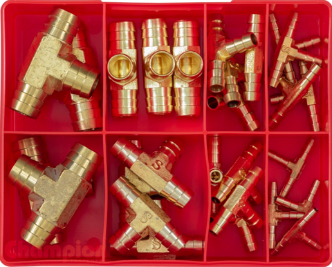 Champion Brass Barbed “T” Joiners Assortment CA27