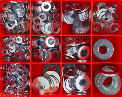 Champion Steel Flat Washers Assortment CA576