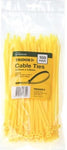 Tridon  YELLOW Cable Ties 200mm x 4.8mm PK 100 CT205YLCD