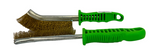 Union Hand Brush Brass Wire Green Handle HNJ-92 7318920