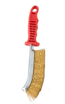 Union Hand Brush Brass Coated Steel RED handle HNJP-91 7318940