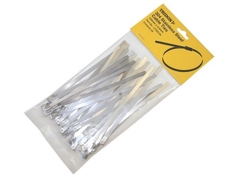 Tridon Stainless Steel Cable Ties 125 X 4.5mm  50 Pack CTSS124