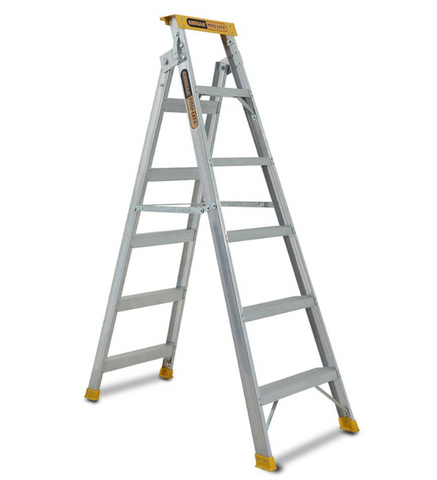 Gorilla Dual Purpose Pro-Lite 6 Step Aluminium Ladder 6 -11 FT 150kg DM006-PRO Pick Up In Store