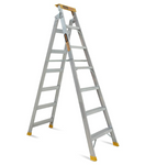 Gorilla Dual Purpose Pro-Lite 7 Step Aluminium Ladder 7-13FT 150kg DM007-PRO