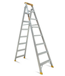 Gorilla Dual Purpose Pro-Lite 8 Step Aluminium Ladder 8-15FT 150kg DM008-PRO