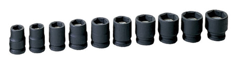 Black Snake Magnetic Impact Socket Set Metric (10 Pce) 3/8" Sq Drv ET1862