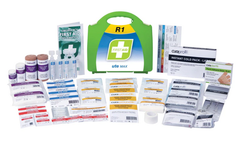 FastAid R1 Ute Max First Aid Kit, Plastic Portable FAR1U20