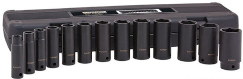 Geiger 1/2" Drive Metric Socket Set (13pc) GX1312SSM