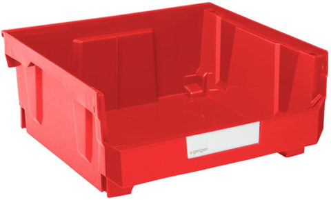 Geiger Large HB Series Duplex Bin Red HB250R