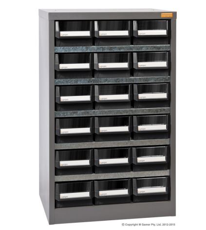 Geiger 18 Drawer HD Parts Cabinet HD318