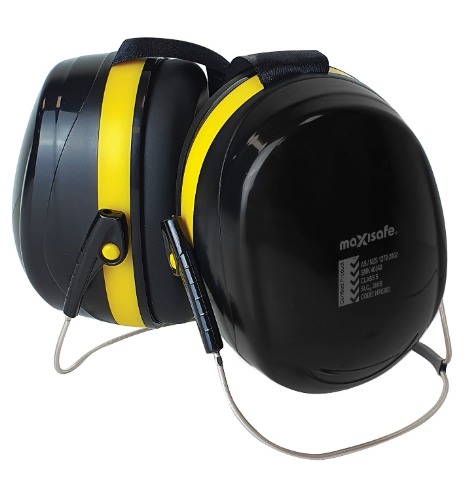 Maxisafe Neck Style Earmuff 30dB - Class 5 – Yellow HRE663