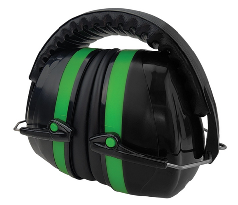 MaxiSafe Folding Earmuff 33dB - Class 5 - Green HRE664