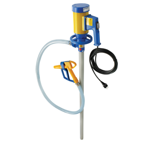 Jessberger 205L Chemical Drum Pump Kit with PVDF 1000Mm Poly Pump Tube – 240V JP-180-PVDF-HC-1000